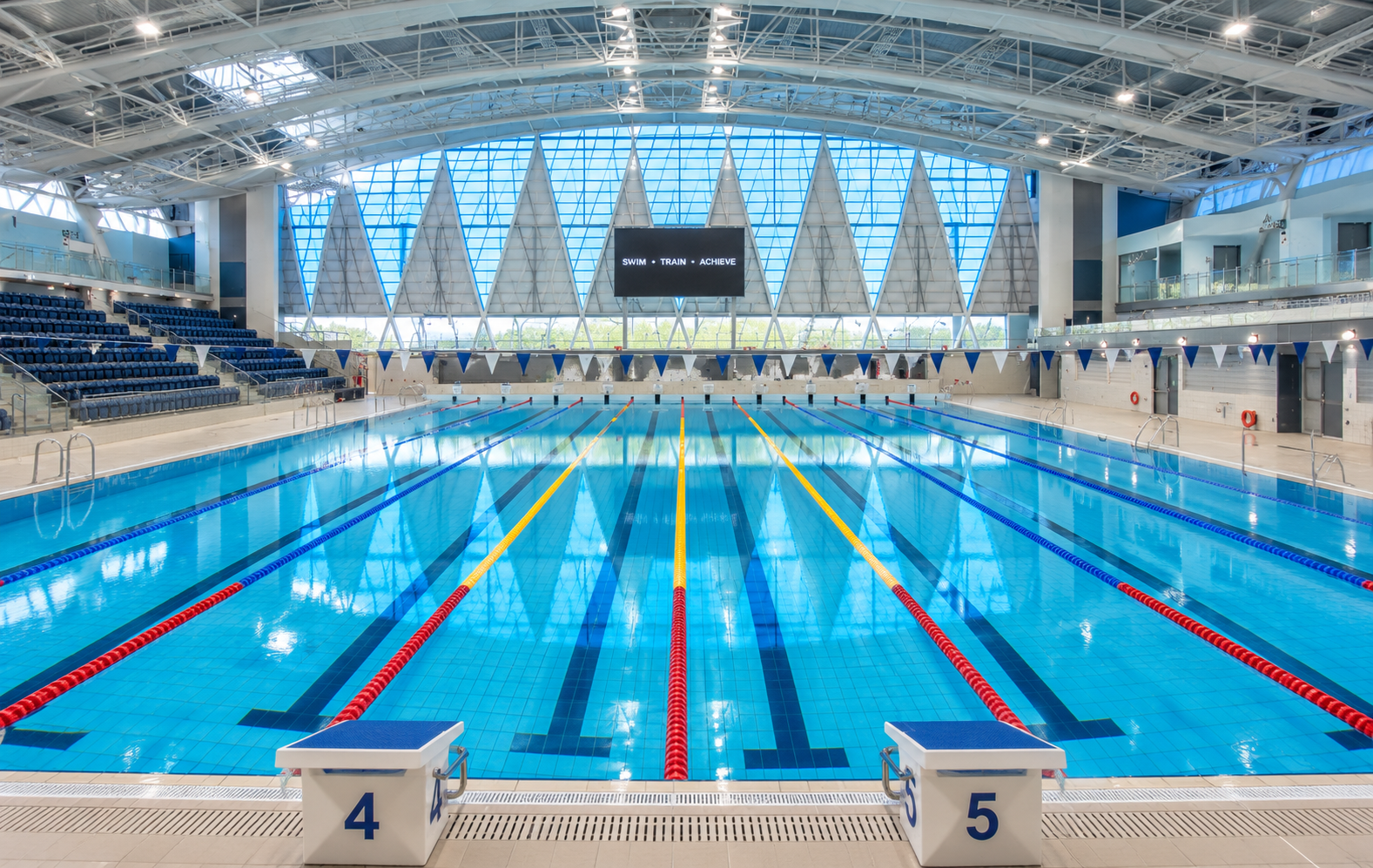 Commercial swimming pool facility